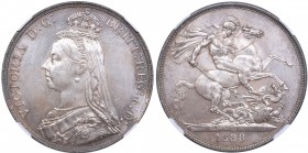 Great Britain Crown 1888 NGC MS 63
Mint luster. Rare codition!