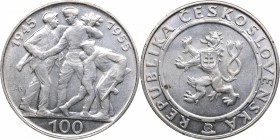 Czechoslovakia 100 koruna 1955
24.18 g. AU/AU Mint luster!