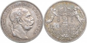 Hungary 2 korona 1913
9.94 g. XF-/XF+