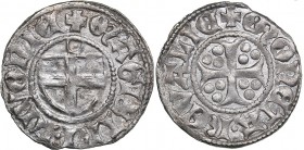 Reval artig ND - Wennemar von Brüggenei (1389-1401)
Livonian order. 1.08 g. AU/AU Haljak# 26.
