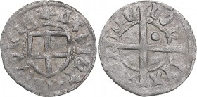 Reval schilling ND - Bernd von der Borch (1471-1483)
Livonian order. 1.17 g. XF/XF Haljak# 69.
