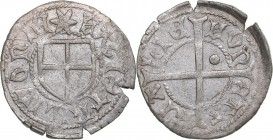 Reval schilling ND - Bernd von der Borch (1471-1483)
Livonian order. 1.34 g. XF/XF Haljak# 69.
