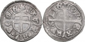 Reval schilling ND - Bernd von der Borch (1471-1483)
Livonian order. 1.17 g. XF/VF Haljak# 69.
