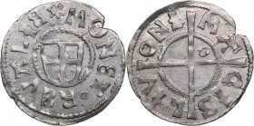 Reval schilling ND - Wolter von Plettenberg (1494-1535)
Livonian order. 1.07 g. UNC/UNC Mint luster. Rare condition! Ag. Haljak# 117c.
