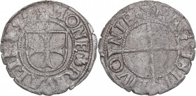 Reval schilling 1537 - Hermann Brüggenei-Hasenkamp (1535-1549)
Livonian order. 0.88 g. VF/VF Haljak# 142b.
