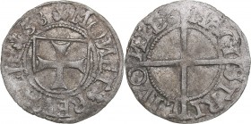 Reval schilling 1538 - Hermann Brüggenei-Hasenkamp (1535-1549)
Livonian order. 0.66 g. XF/XF Haljak# 143.