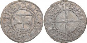 Reval schilling 1540 - Hermann Brüggenei-Hasenkamp (1535-1549)
Livonian order. 0.96 g. UNC/UNC Mint luster. Rare condition! Ag. Haljak# 147a.