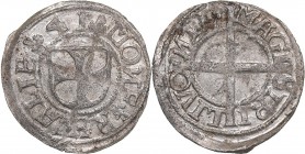 Reval schilling 1541 - Hermann Brüggenei-Hasenkamp (1535-1549)
Livonian order. 0.81 g. VF/VF Haljak# 148b (var).