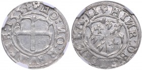 Reval Ferding 1554 - Heinrich von Galen (1551-1557) NGC MS 63
Livonian order. Mint luster! Very rare condition! Haljak# 162a.