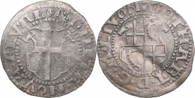 Reval Ferding ND - Gotthard Kettler (1559-1562)
Livonian order. 2.19 g. VF/VF The holes. Haljak# 194.
