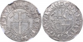 Reval Ferding 1560 - Gotthard Kettler (1559-1562) NGC AU 58
Livonian order. Very rare condition! Haljak# 195a.