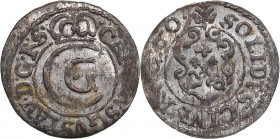 Riga Solidus 1660 - Karl X (1654-1660)
0.44 g. XF/XF Very rare condition. Haljak# 1552.