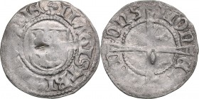 Wenden schilling ND - Bernd von der Borch (1471-1483)
Livonian order. 1.07 g. F/F