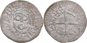 Wenden schilling ND - Johann Freitag vom Loringhoffe (1483-1494)
Livonian Order. 0.95 g. XF/XF Mint luster. Haljak# 225 R. Rare!
