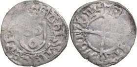 Wenden schilling ND - Johann Freitag vom Loringhoffe (1483-1494)
Livonian Order. 1.25 g. F/F Haljak# 225 R. Rare!