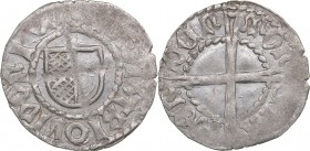 Wenden schilling ND - Wolter von Plettenberg (1494-1535)
Livonian Order. 0.92 g. AU/AU Mint luster. Haljak# 232.