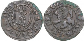 Courland Schlling 1576 - Gothard Kettler (1562-1587)
0.93 g. XF/XF Haljak# 1639.