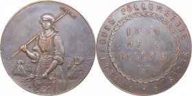 Estonia medal Alutaguse Agricultural society
55.71 g. 51mm. XF+/AU Mint luster. Very rare!