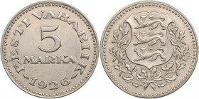 Estonia 5 marka 1926
4.77 g. XF/XF KM# 7 Rare!