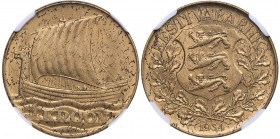 Estonia 1 kroon 1934 NGC MS 63
Mint luster. Rare condition. KM# 16