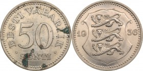 Estonia 50 senti 1936
7.54 g. UNC/UNC Mint luster. KM# 18