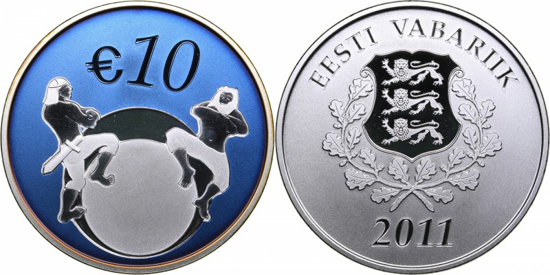 Estonia 10 euro 2011 - Estonian Future
28.8 g. PROOF. Box and certificate.
