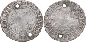 Lithuania Grosz 1536 - Sigismund I (1506-1548)
1.66 g. F/F The holes. Ivanauskas# 2S64-18.