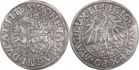Lithuania 1/2 grosz 1547 - Sigismund II Augustus (1545-1572)
1.05 g. VF+/VF+ Kop. 3239, Ivanauskas# 4SA34-12