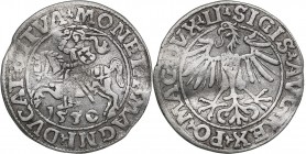Lithuania 1/2 grosz 1550 - Sigismund II Augustus (1545-1572)
1.07 g. VF/VF Kop. 3242, Ivanauskas# 4SA45-13