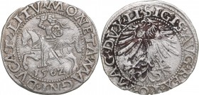 Lithuania 1/2 grosz 1562 - Sigismund II Augustus (1545-1572)
1.06 g. XF/VF+ Ag.