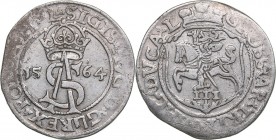 Lithuania 3 grosz 1564 - Sigismund II Augustus (1545-1572)
2.88 g. XF/XF Iger V.64.1.a R1 Very rare!