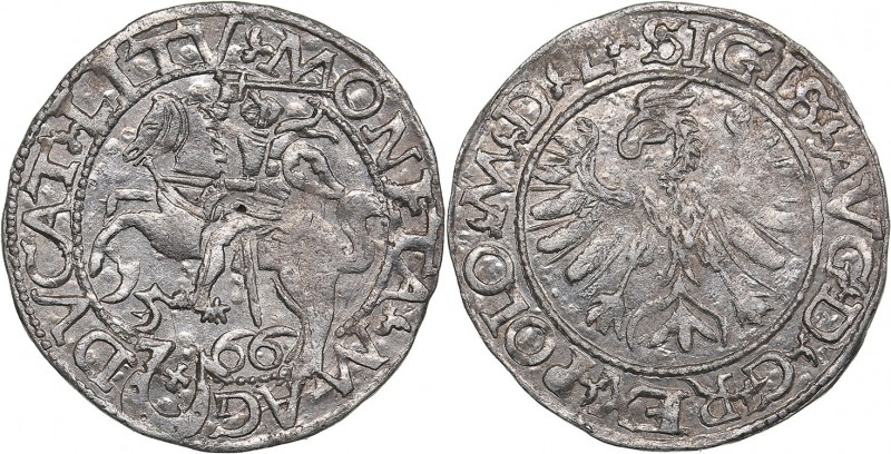 Lithuania 1/2 grosz 1566 - Sigismund II Augustus (1545-1572)
0.89 g. UNC/UNC Mi...