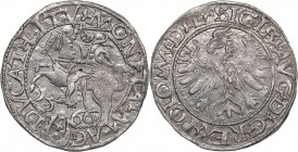 Lithuania 1/2 grosz 1566 - Sigismund II Augustus (1545-1572)
0.89 g. UNC/UNC Mint luster. Ivanauskas# 4SA172-48 RR Very rare!