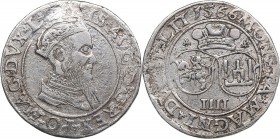 Lithuania 4 grosz 1566 - Sigismund II Augustus (1545-1572)
4.20 g. VF+/VF Ivanauskas# 10SA17-3.