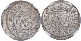 Lithuania solidus 1617 - Sigismund III (1587-1632) NGC MS 64
Mint luster. Rare condition!
