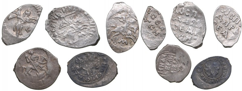 Russia small collection of wire coins (5)
Rare!