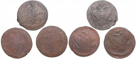 Russia 5 kopecks 1763-1765 EM - Catherine II (1762-1796) (3)
1763, 1764, 1765
