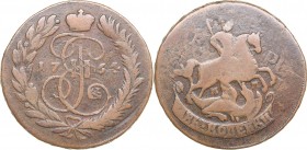 Russia 2 kopecks 1764 ММ - Catherine II (1762-1796)
18.91 g. F/F