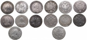 Russia Polupoltinnik 1765-1796 - Catherine II (1762-1796) (7)
Small collection. 1765, 1767, 1783, 1787, 1788, 1791, 1796. Some of coins has been moun...