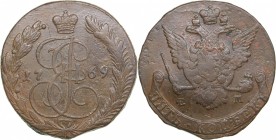 Russia 5 kopecks 1769 ЕМ - Catherine II (1762-1796)
53.91 g. VF/VF Bitkin# 617.