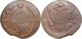 Russia 5 kopecks 1772 ЕМ - Catherine II (1762-1796)
53.30 g. VF/VF Bitkin# 621.