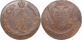 Russia 5 kopecks 1772 ЕМ - Catherine II (1762-1796)
51.69 g. VF/VF Bitkin# 621.