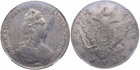 Russia Rouble 1782 СПБ-ИЗ - Catherine II (1762-1796) NGC AU 58
Mint luster. Rare condition! Bitkin# 233.