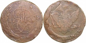 Russia 5 kopecks 1788 СПМ - Catherine II (1762-1796)
49.10 g. VF/VF Bitkin# 572 R1. Very rare!
