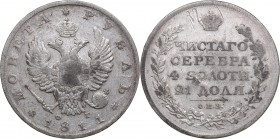 Russia Rouble 1811 СПБ-ФГ - Alexander I (1801-1825)
20.17 g. F/F Bitkin# 99.
