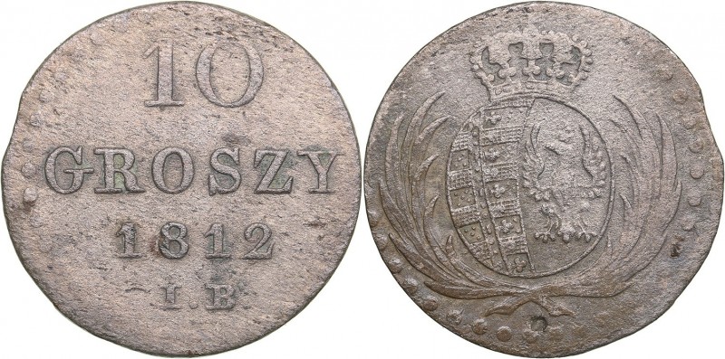 Russia - Polad 10 groszy 1812 IB - Alexander I (1801-1825)
2.62 g. VF/F Kopicki...