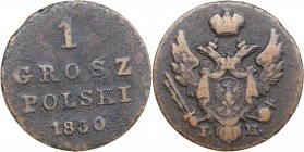 Russia - Polad 1 grosz 1830 FH - Nicholas I (1826-1855)
2.73 g. VF/VF Bitkin# 1059.