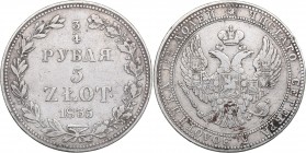 Russia - Polad 3/4 roubles - 5 zlotych 1835 MW - Nicholas I (1826-1855)
15.39 g. VF/VF Bitkin# 1139.