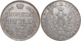 Russia Rouble 1840 СПБ-НГ - Nicholas I (1826-1855)
20.82 g. XF/VF Mint luster. Bitkin# 190.