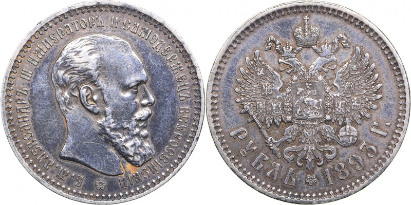 Russia Rouble 1893 АГ - Alexander III (1881-1894)
20.03 g. VF/XF Cleaned. Bitki...
